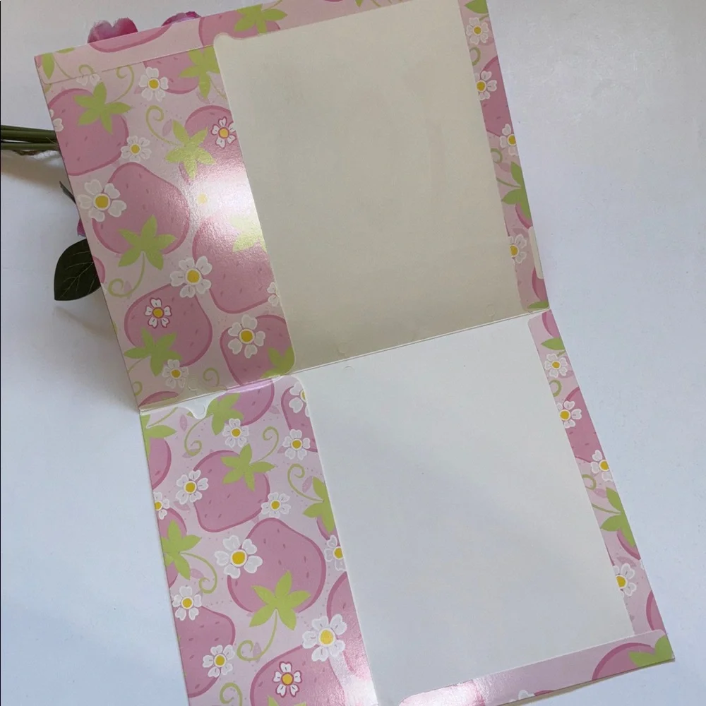 Strawberry Shortcake Folder 2003 Millennial Strawberry Shortcake School Folder